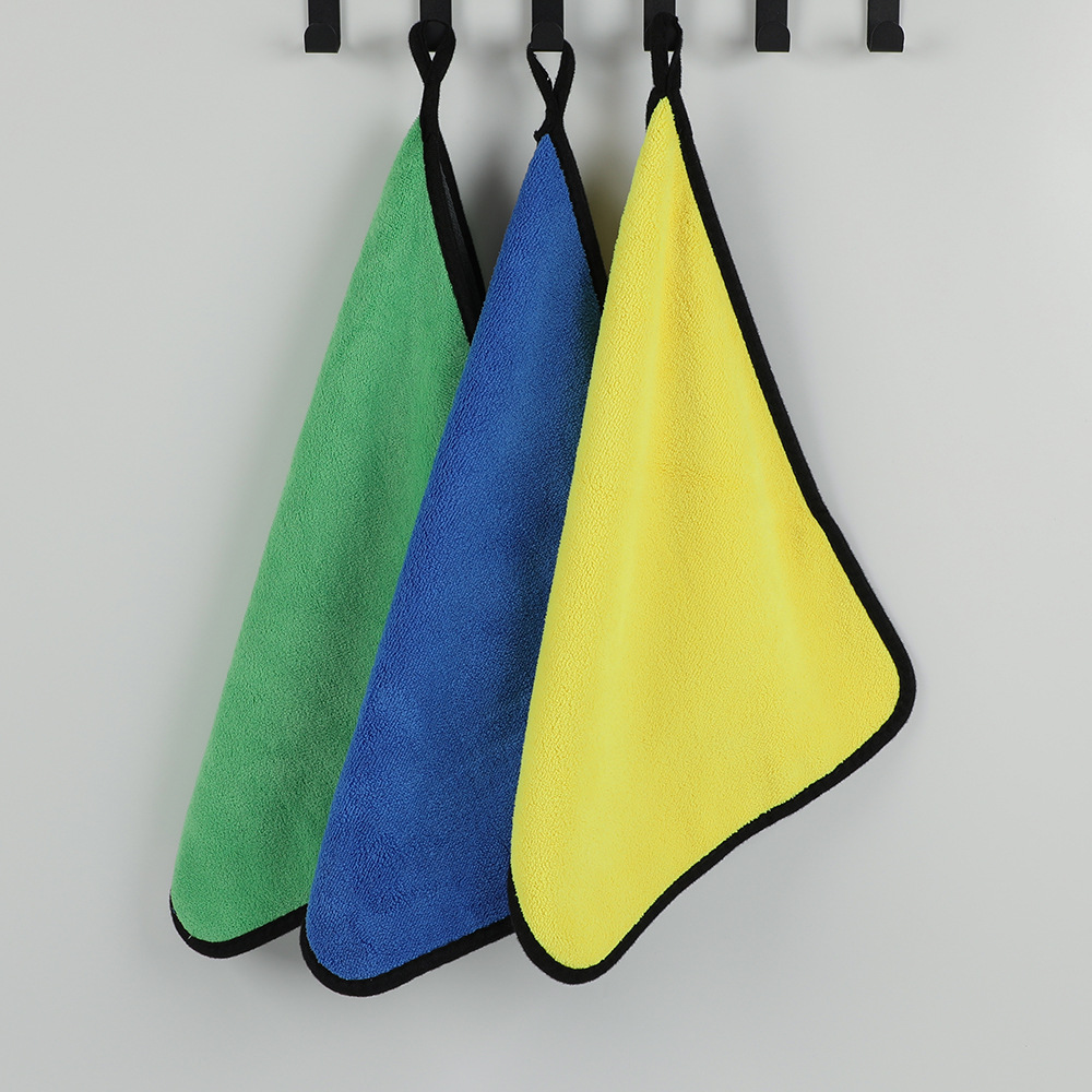 Toalla de lavado de autos, paño de limpieza de autos, especial, engrosamiento, absorción de agua, sin pérdida de cabello