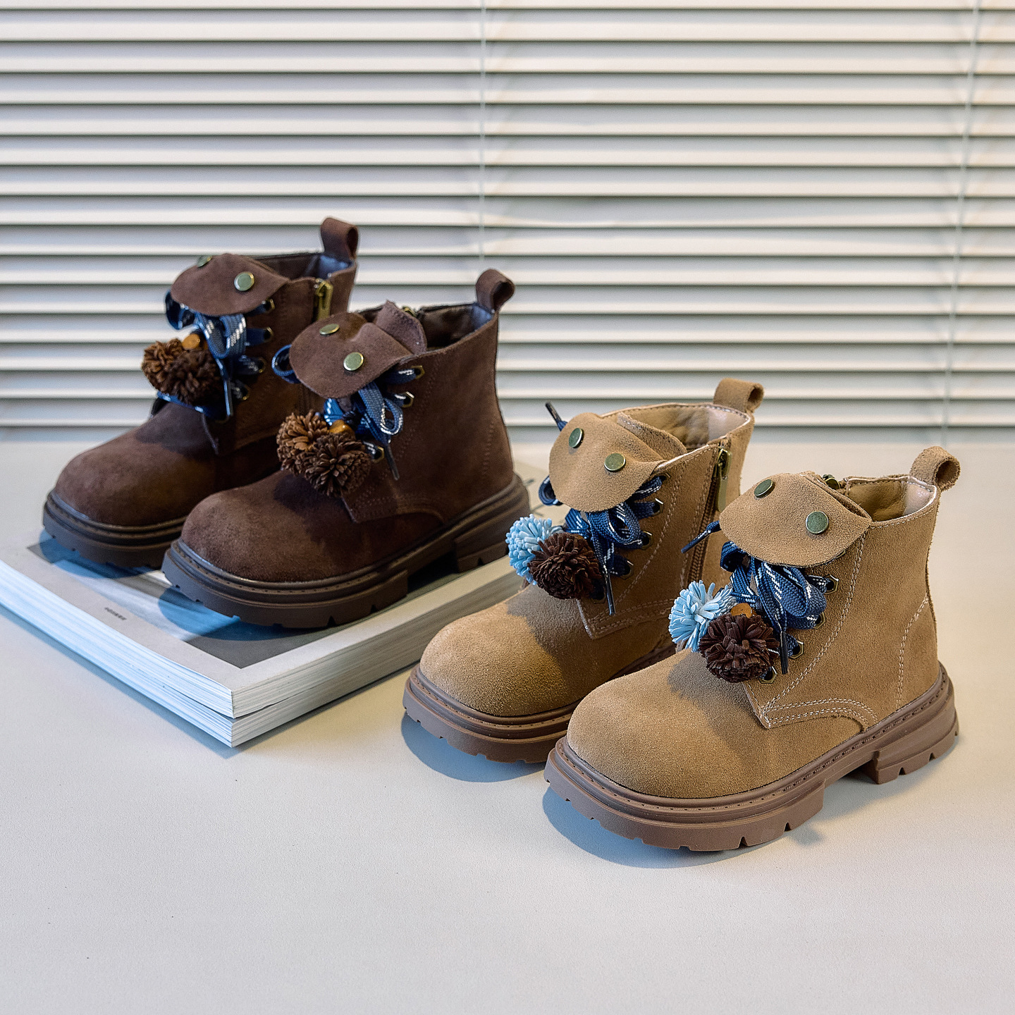 Children's Boots 2025 Autumn and Winter New Girls' Short Boots Princess Girls' Leather Boots Fashionable Autumn and Winter Boots for Middle and Large Kidsren