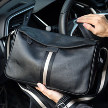 单肩包男士高级感2025新款牛皮通勤包时尚大容量斜挎包男款批发