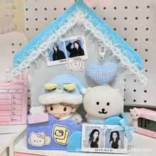 清新小房子毛毡卡通软木板新款装饰照片墙面墙免打孔留言板不伤墙