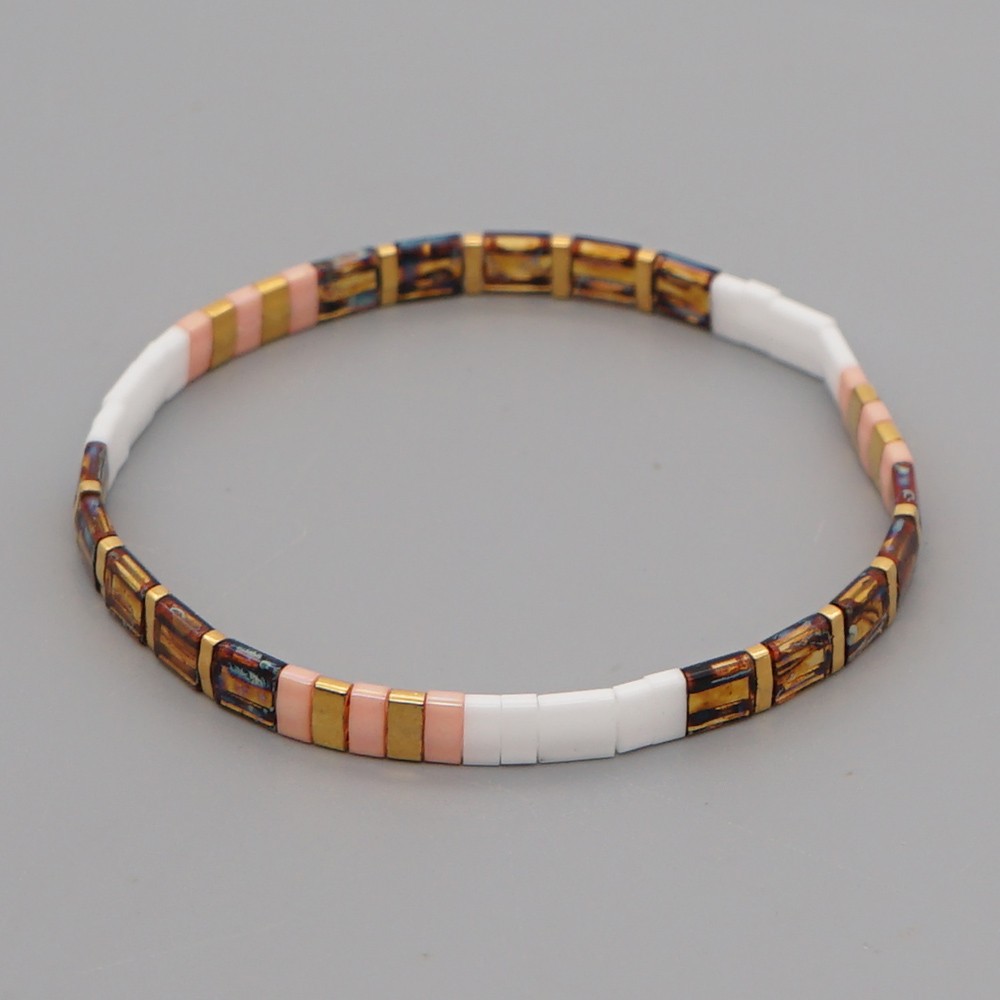 Fashion Multi-layered Tila Beads Woven Bracelet Wholesale display picture 2