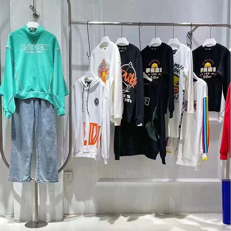 Толстовка с принтом Amazon Letter Print, осень-зима 2025, тонкая, свободного кроя, повседневная, легко сочетается, оптовая поставка от бренда.