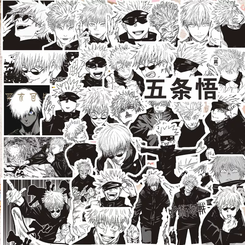 Стикер по сериалу Jujutsu Kaisen, наклейки, комиксы, мобильный телефон, фотоальбом, наклейки