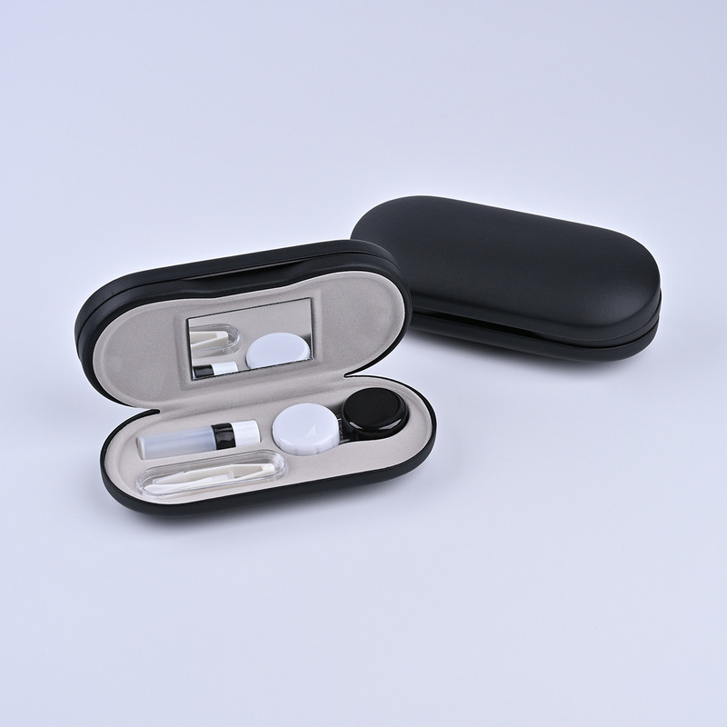 Double-Layer Dual-Purpose Frame Glasses Case M479 Glossy Contact Lens Companion Box Convenient Anti-Pressure Double-Layer Storage Box