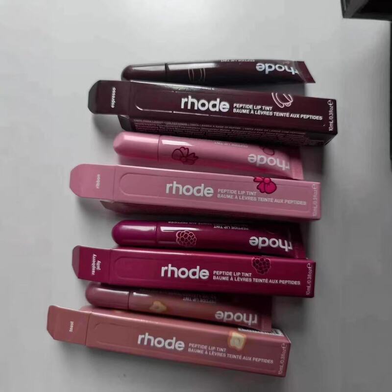 Rhode Hailey's Birthday Limited Edition Tinted Lip Gloss Lip Glaze Moisturizing Raspberry/Espresso Rhode Hailey's Birthday Limited Edition Tinted Lip Gloss Lip Glaze Moisturizing Raspberry/Espresso