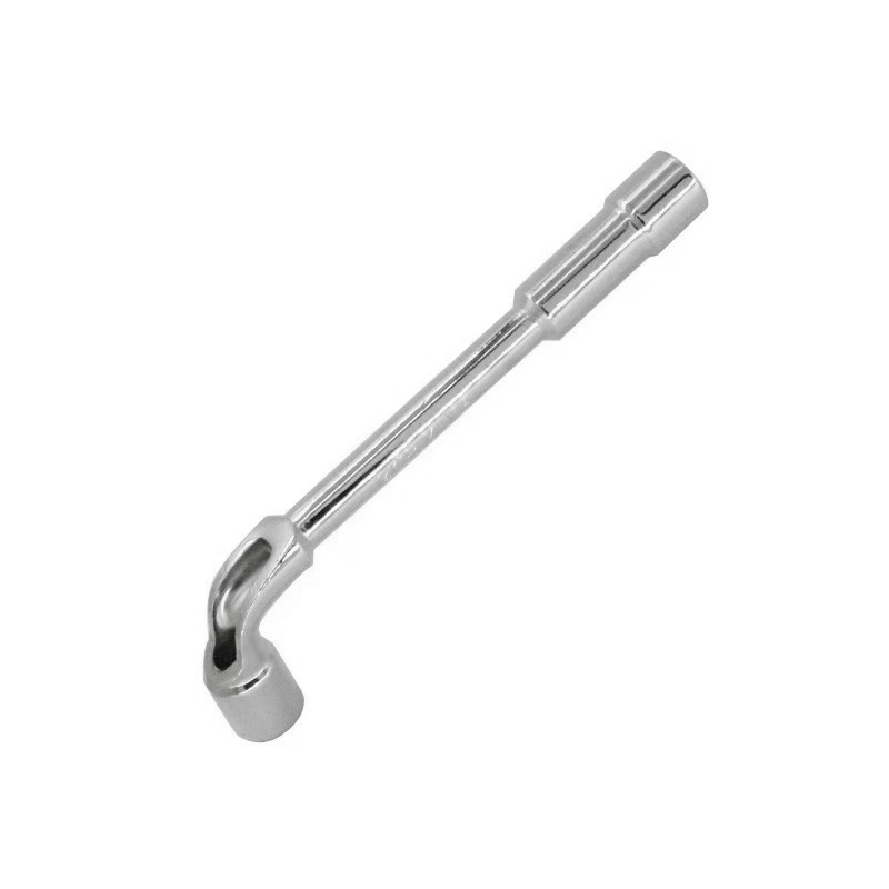 各大平台代发 套筒扳手L型CRV镜面镀铬L型套筒烟斗穿孔六角弯头