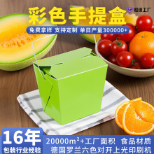 威尔兰西餐意面打包盒外卖一次性快餐盒子节日印刷餐盒手提外卖盒