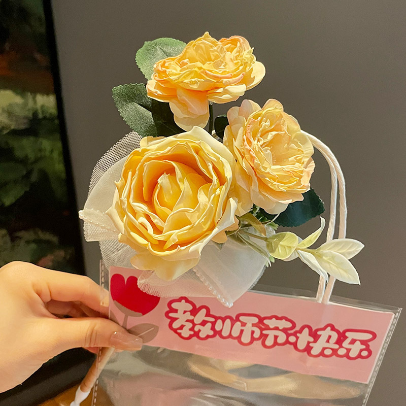 开学幼儿园教师节感恩送老师花笔小礼物永生花束笔礼品精致实用|undefined