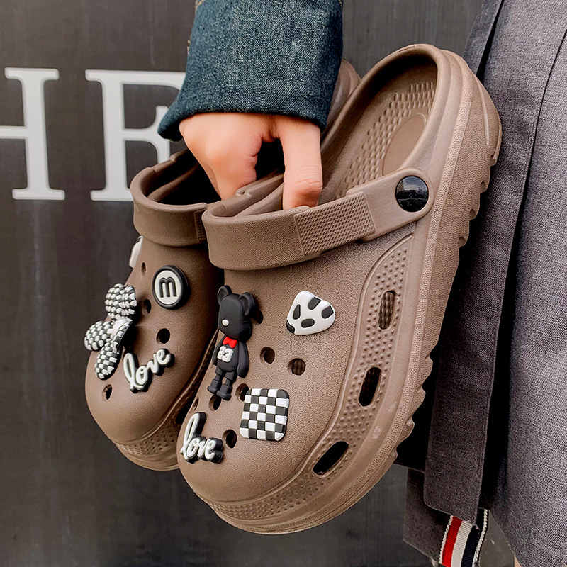 Zapatos Dongdong transpirables nuevos tipos de enfermeras de moda lindos y ligeros al aire libre 2026 verano sandálias al aire libre image 21