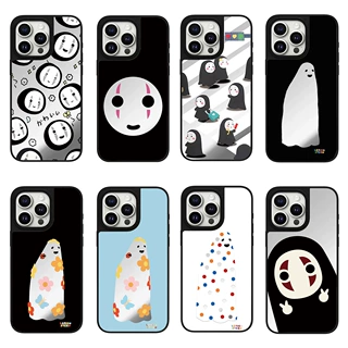 适用iphone18手机壳千与千寻无脸男苹果17air高品质镜面15动画C壳
