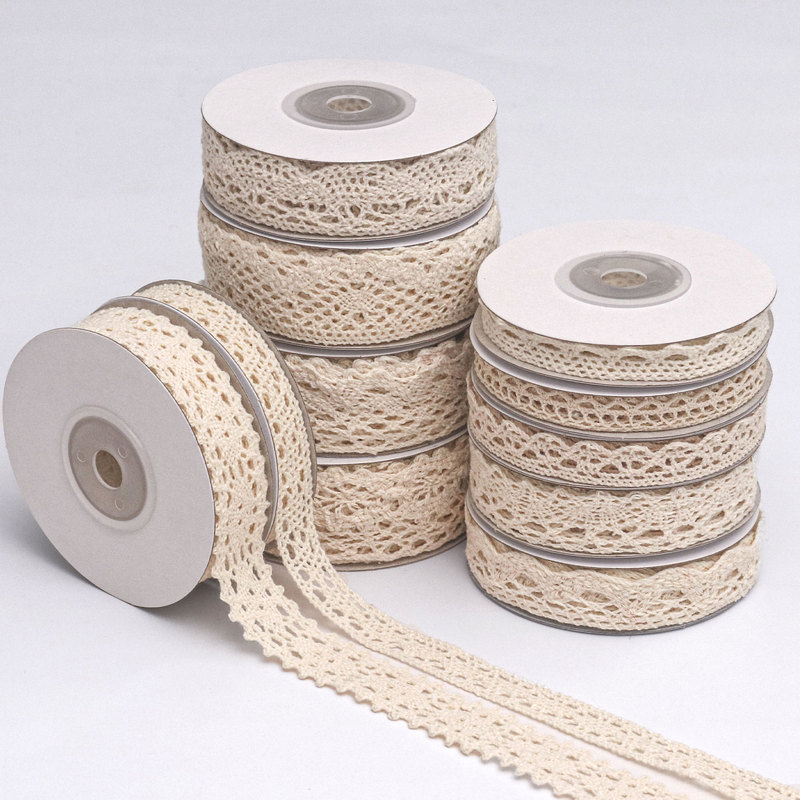 Beige lace accessories DIY handmade decorative skirt hollow flower packaging hair accessories materials clothing accessories Beige lace accessories DIY handmade decorative skirt hollow flower packaging hair accessories materials clothing accessories