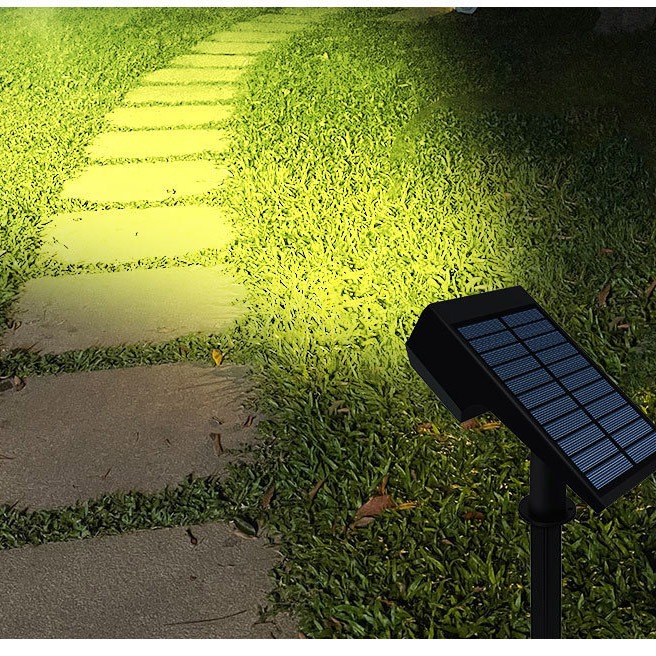 새로운 태양 잔디 스포트라이트 야외 안뜰 풍경 잔디 가로등 19LED 정원 빌라 조명 벽 램프