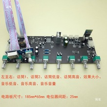 100种效果P数字混响板 卡拉OK音箱话筒音乐前级板 双电源供电其他