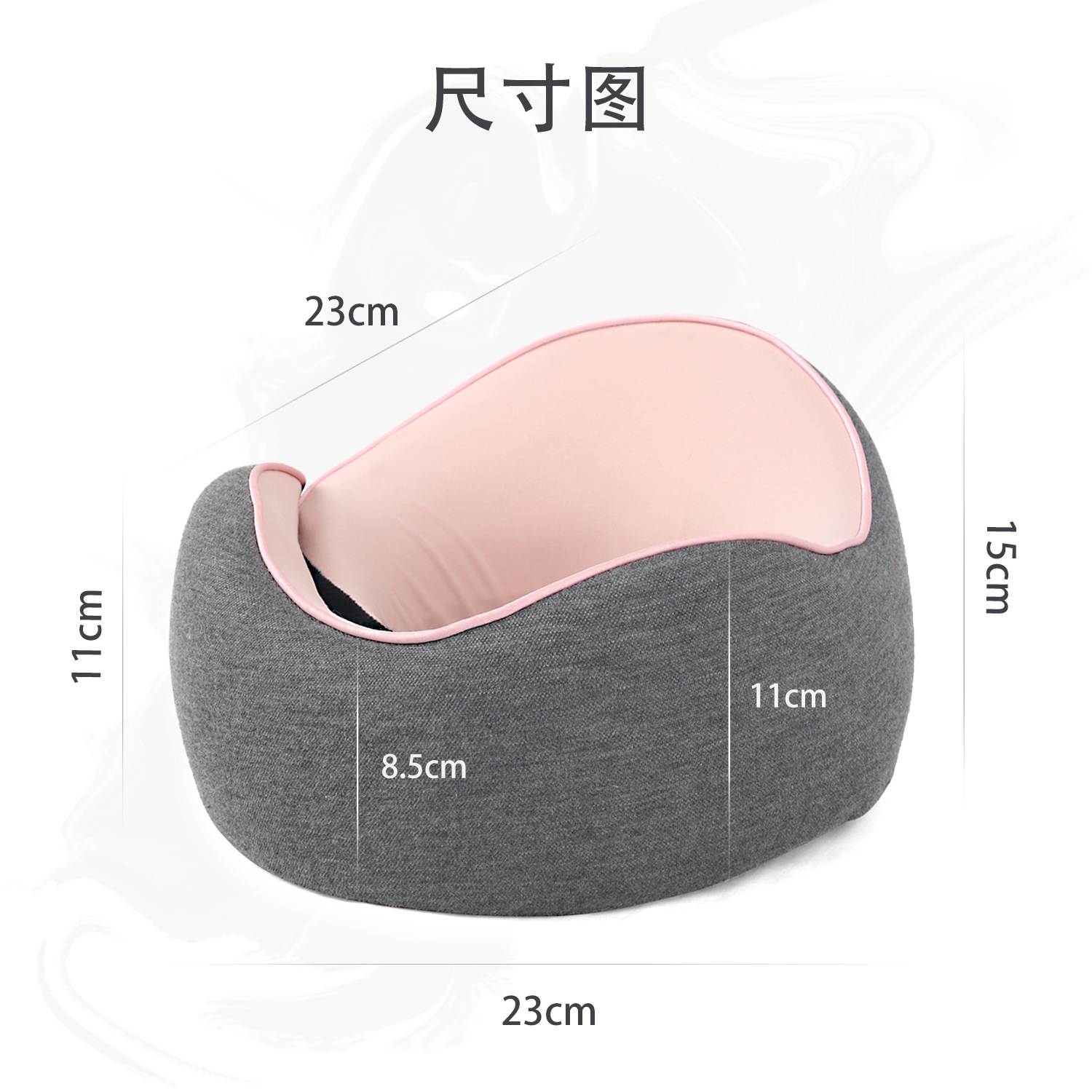 Explosión transfronteriza almohada de memoria en forma de U almohada de memoria de algodón de rebote lento almohada de memoria en forma de U portátil almohada de almacenamiento ergonómica en forma de U image 4