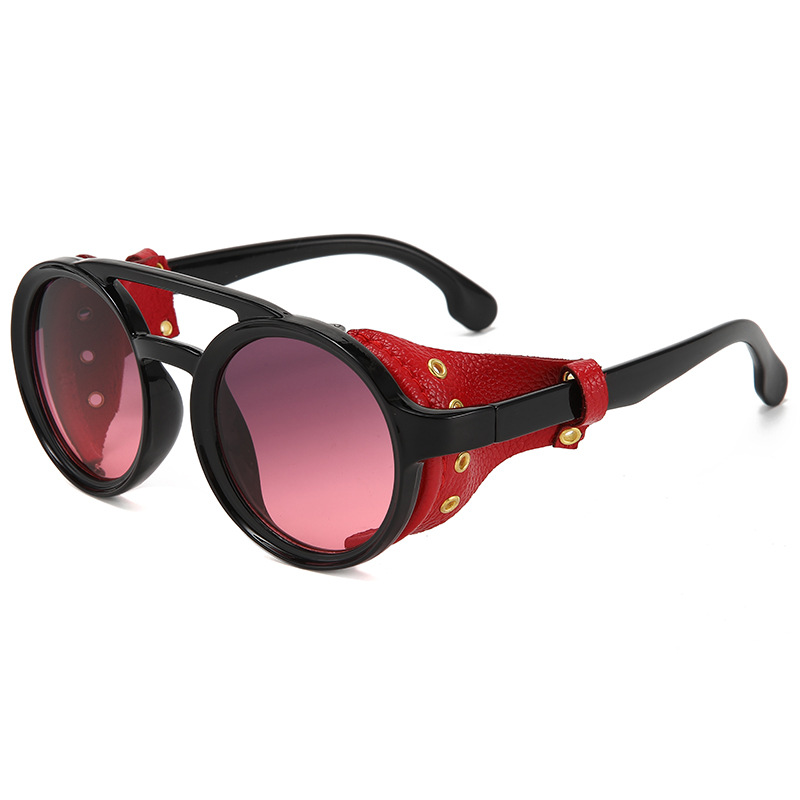 Black frame light red film