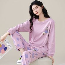 睡衣女春秋纯棉长袖女士甜美秋季全棉2025年新款套装秋冬季家居服