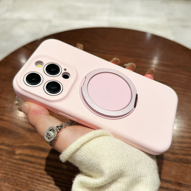 液态硅胶适用iPhone17手机壳磁吸旋转支架苹果15支点支架保护套14|undefined
