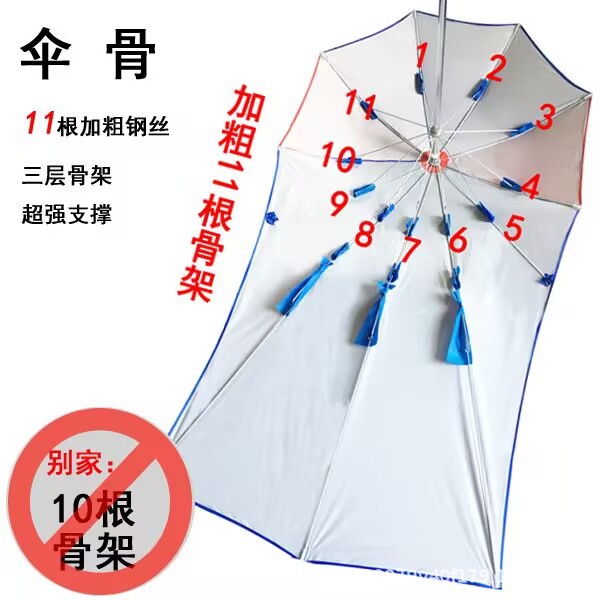Electric Vehicle Motorcycle Umbrella, Sunshade, Rain Cover, Detachable, Thickened, Waterproof, Rainproof, Men's Style, Tricycle Canopy