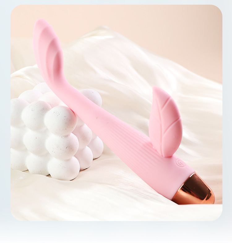 Fairy Heating G-Spot Wand Vibrator, Dual Vibration, Silicone, Pink, Button Control — detail image 21