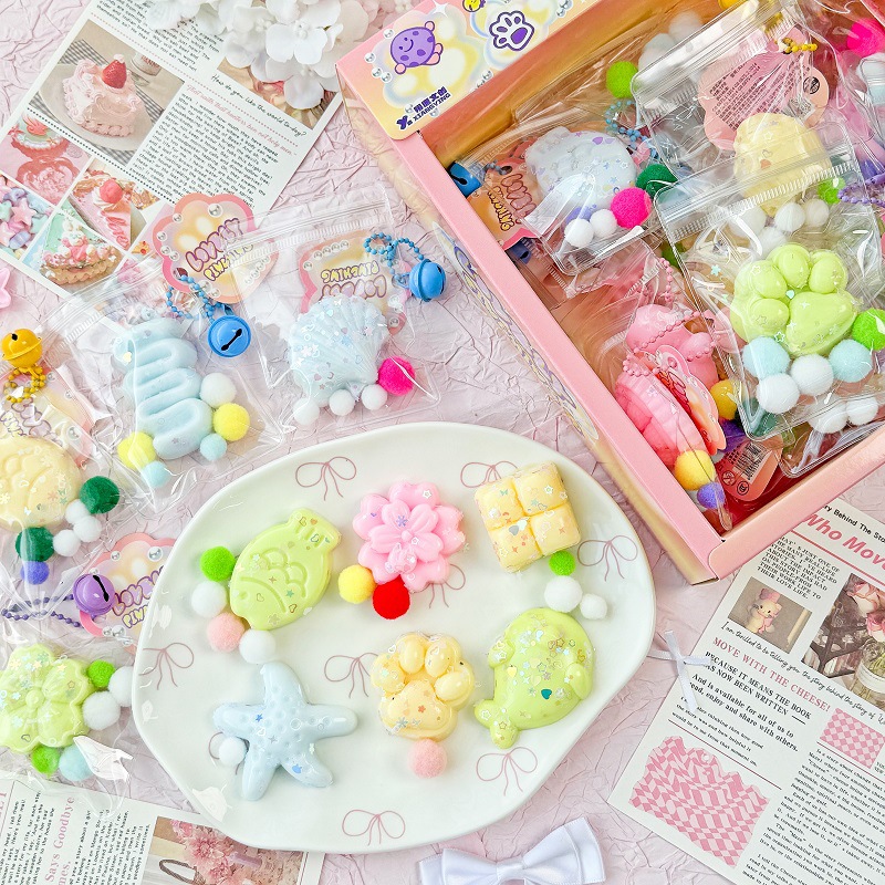 Ocean Pellizcar colgante Pellizcar juguete de descompresión Pellizcar juguete Pellizcar 24 cajas de color Pellizcar artefacto de descompresión