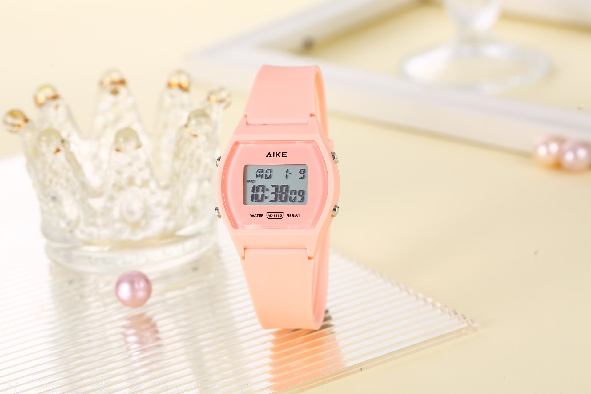 Moda nuevo reloj electrónico cuadrado simple multicolor para hombres y mujeres estudiantes de secundaria reloj multifuncional fábrica directa