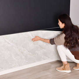 ✅WUQA仿大理石瓷砖墙贴卫生间贴纸防水厨房3d立体客厅电视背景自