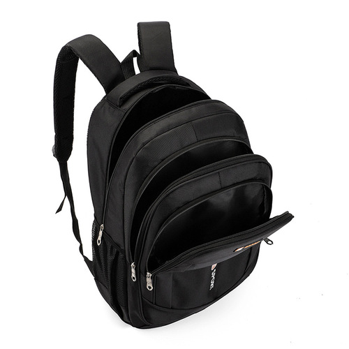 New business backpack large capacity simple fashionable casual men's backpack junior high school college student school bag wholesale