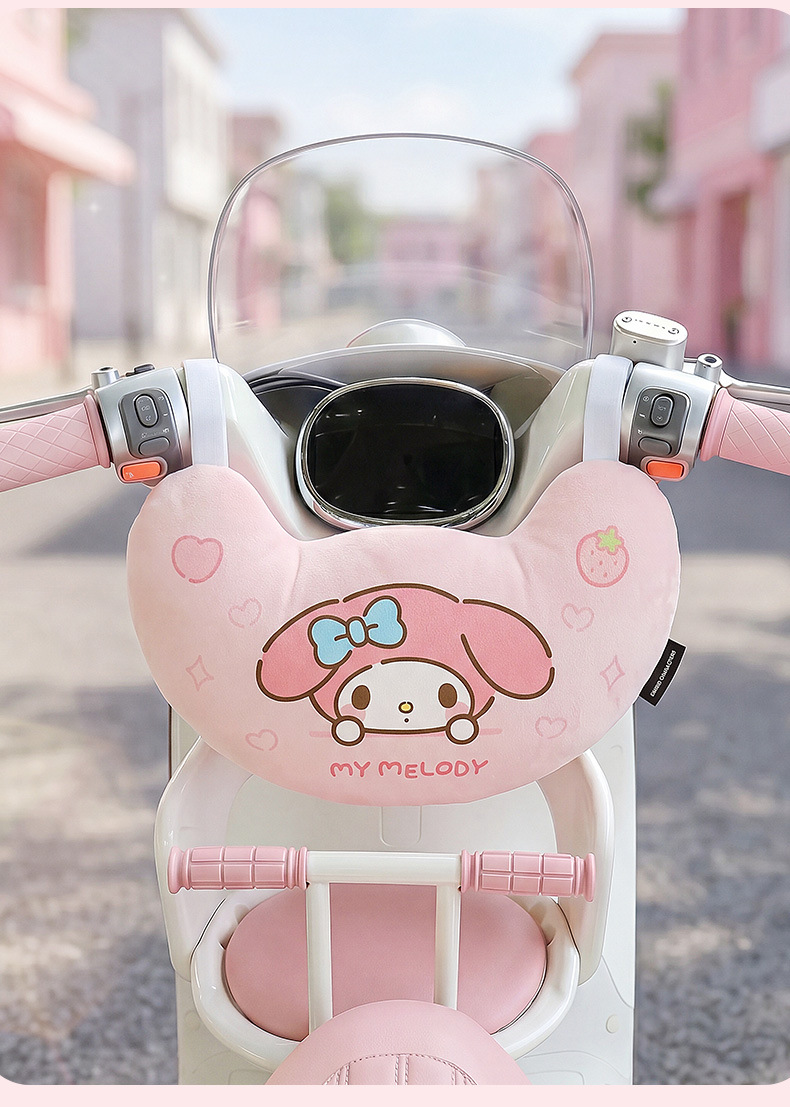 Electric vehicle anti-collision head protection pad, waterproof child seat front headrest, electric scooter baby anti-collision cushion
