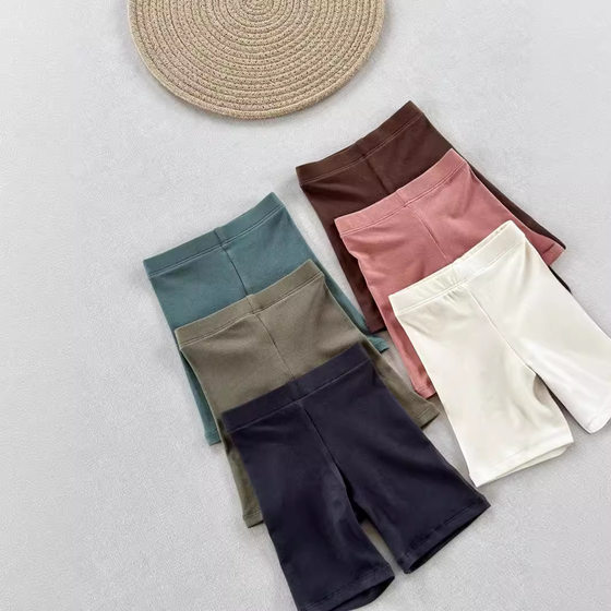 Kids Cross Border Riding Pants Children's Summer Shorts Girls Shark Pants Baby Modal Thin Leggings