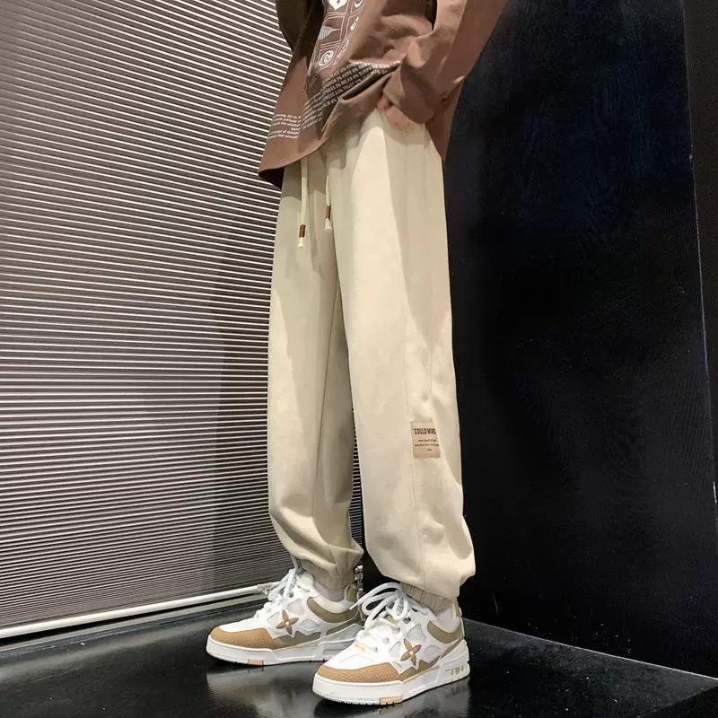 Брюки мужские повседневные брюки мужские весенне-осенние спортивные мужские брюки свободная рабочая одежда модные брендовые спортивные штаны для мальчиков