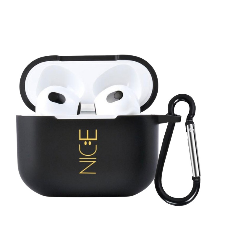 알파벳 스마일 헤드폰 케이스 + 카라비너