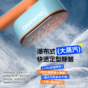 Daewoo Handheld Garment Ironing Machine Household Small Ironing Machine Portable Steam Electric Iron Ironing Clothes Hl-040S