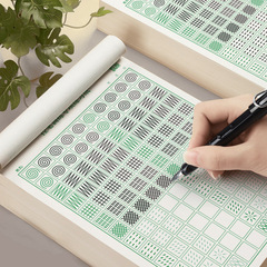 点陣制御ペン訓練字帖幼小接続学前班書字帖ピンイン描紅本練習入門初心者
