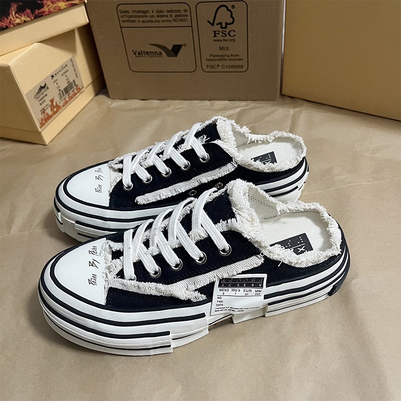 Beggars' Shoes Wu Jianhao's Same Style, Genuine Cork Vulcanized Sole, Unisex, Autumn And Winter, Thick-soled,_vogvips.com