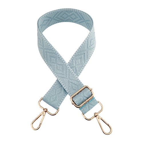 Cross-border best-selling new solid color 3.8cm rhombus wide shoulder strap bag accessories decoration long back strap single shoulder cross-body strap