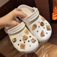 Caramel Ice Cute Bear Resin Accessory DIY Cream Glue Shoe Surface Decorative Item Removable Finished Product