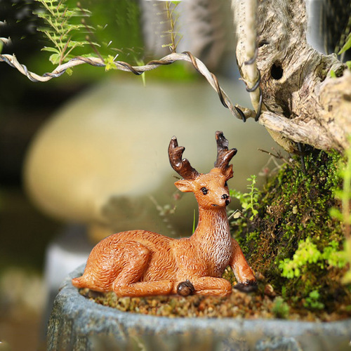 Micro landscape ornaments Owl bonsai decorative succulent ornaments ZAKKA mini animal ornaments