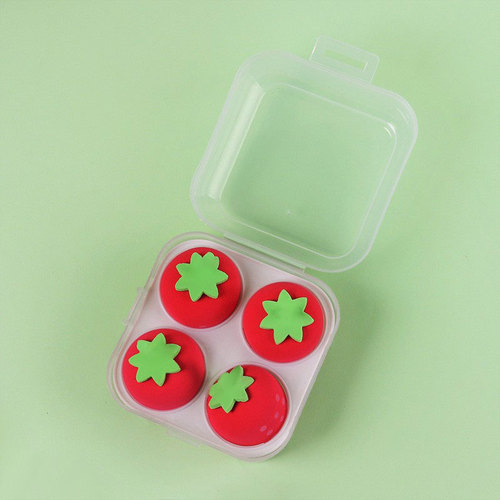 Fruit Beauty Egg Set Combination Soaked Large Powder Puff Lemon Pear Strawberry Avocado Makeup Tools Wholesale