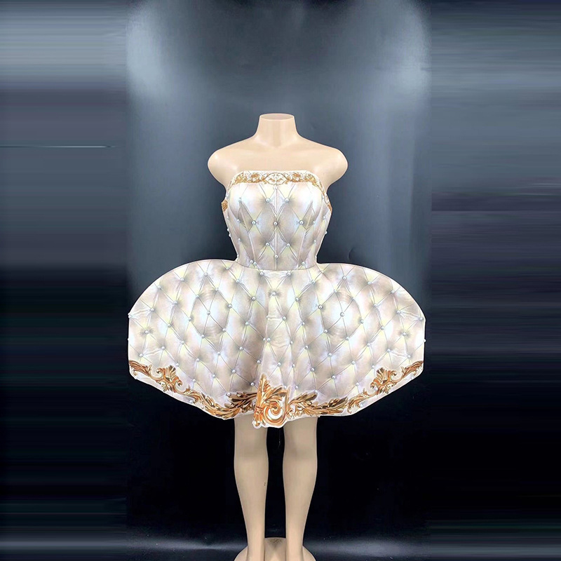 2024 Luxurious Royal European Tube Top Prom Dress Princess Dress Cute Summer Dress Party Stunning