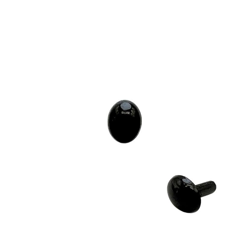 Oval pie recto mango ojo nariz poke fieltro de lana Twist stick DIY muñeca hecha a mano Accesorios