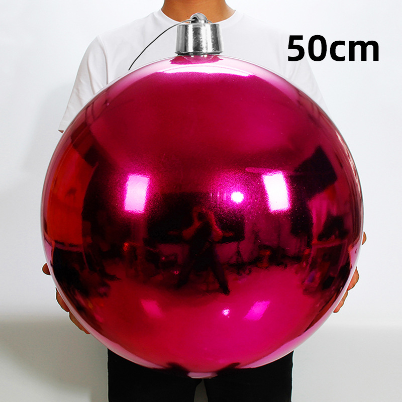 Dragón Tigre Bola de Navidad decoraciones del árbol de Navidad gran Bola brillante galvanoplastia bola de color bola colgante centro comercial bar decoración del techo