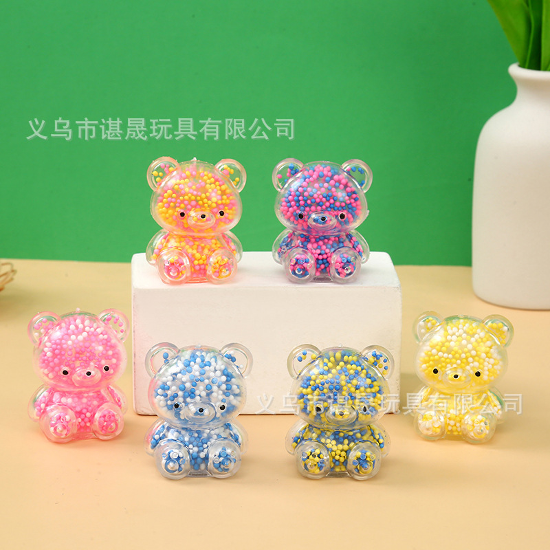 Cartoon Bear Pinch Music Dna Foam Ball Fun Vent Toy Slow Rebound Squeeze Toy Cross-Border Supermarket Goods Cartoon Bear Pinch Music Dna Foam Ball Fun Vent Toy Slow Rebound Squeeze Toy Cross-Border Supermarket Goods