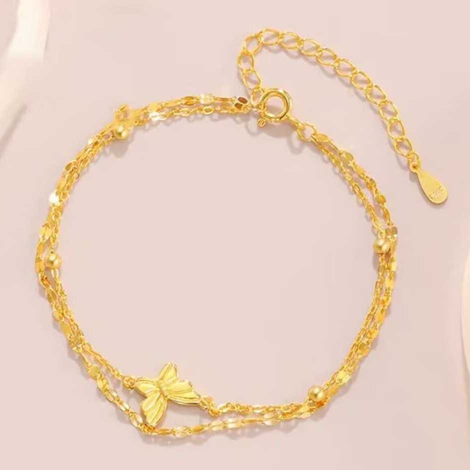 Minimalist & Stackable Layered Bracelets, Lightweight And Comfortable. Hypoallergenic, Kind To Sensitive Skin. A Subtle Way To Elevate Your Daily Look_voghion.com