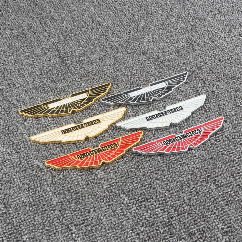 Car Modification Stickers Are Suitable for Porsche Car Logos, Lamborghini Metal Car Stickers, Stereo Stickers for Modified Steering Wheels