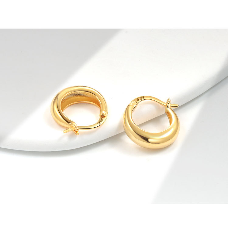 U Shape Pattern All Seasons Season 1 Pair 925 Sterling Silver 925 Sterling Silver Earrings U Shape Earrings