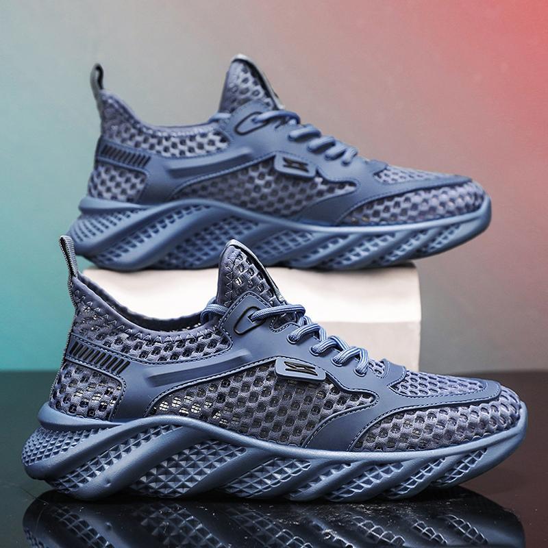 Comercio exterior transfronterizo talla grande 45 46 zapatos de río arriba zapatos de vadeo zapatos de red grandes de secado rápido zapatos de moda deportiva de malla zapatos de moda para hombres