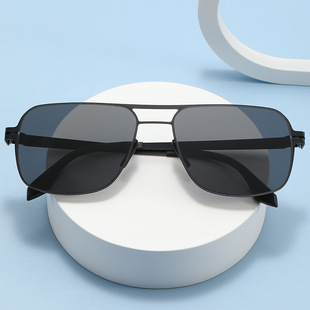 Mid-order 22 spring new sunglasses ZD ultra-light metal flat sunglasses men's nylon lens sunglasses