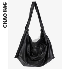 韩国ins风小众潮牌男包皮质大包多功能单肩斜挎包街头潮流手提包