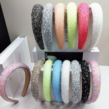 韩国东大门高品质气质满钻发箍女增高颅顶发卡女时尚百搭新款发饰