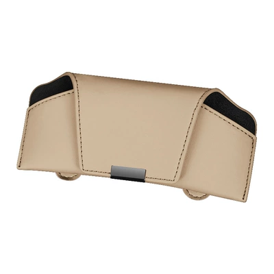 portable glasses holder storage, Car Glasses Clip/Bill Clip - off-white